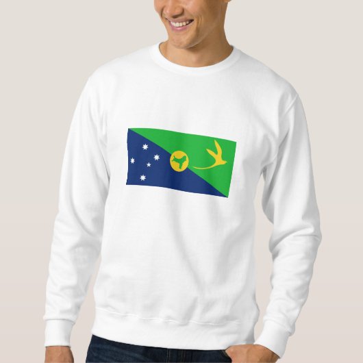 Sweatshirt Drapeau de l'île Christmas (Devant)