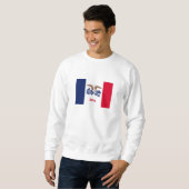 Sweatshirt Drapeau de l'Iowa (Devant entier)