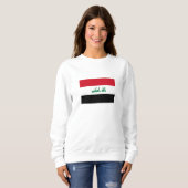 Sweatshirt Drapeau de l'Irak (Devant entier)