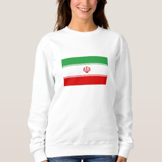 Sweatshirt Drapeau de l'Iran (Devant)