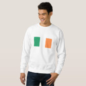 Sweatshirt Drapeau de l'Irlande (Devant entier)