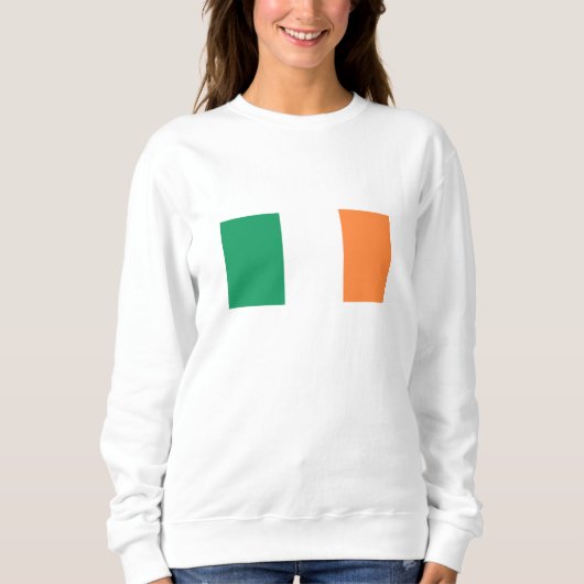 Sweatshirt Drapeau de l'Irlande (Devant)