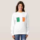 Sweatshirt Drapeau de l'Irlande (Devant entier)
