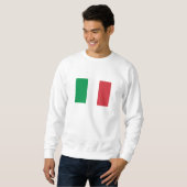 Sweatshirt Drapeau de l'Italie (Devant entier)