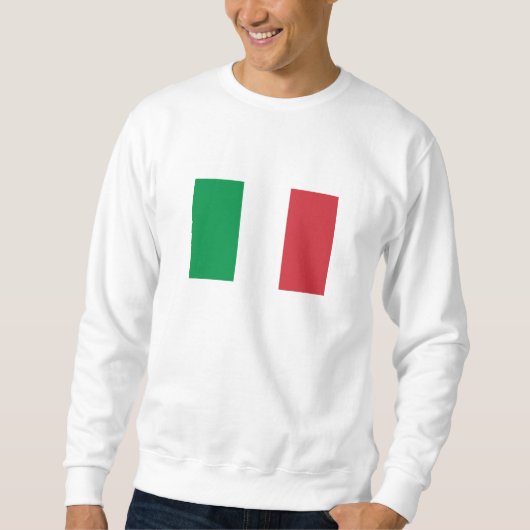 Sweatshirt Drapeau de l'Italie (Devant)