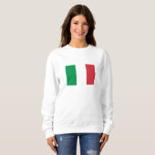 Sweatshirt Drapeau de l'Italie (Devant entier)