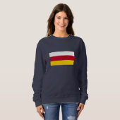 Sweatshirt Drapeau de l'Ossétie du Nord (Devant entier)