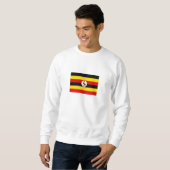 Sweatshirt Drapeau de l'Ouganda (Devant entier)