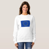 Sweatshirt Drapeau de l'Union européenne (Devant entier)