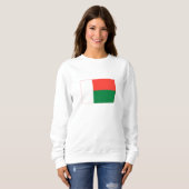 Sweatshirt Drapeau de Madagascar (Devant entier)