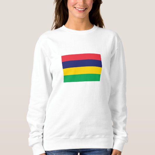 Sweatshirt Drapeau de Maurice (Devant)