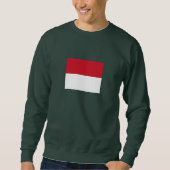 Sweatshirt Drapeau de Monaco (Devant)