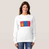 Sweatshirt Drapeau de Mongolie (Devant entier)