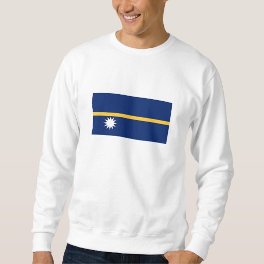 Sweatshirt Drapeau de Nauru (Devant)