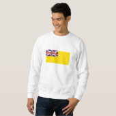 Sweatshirt Drapeau de Niue (Devant entier)