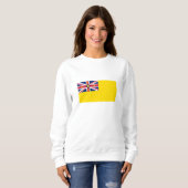 Sweatshirt Drapeau de Niue (Devant entier)