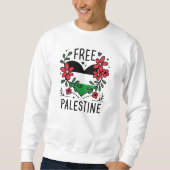 Sweatshirt Drapeau de palestine libre (Devant)