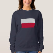 Sweatshirt Drapeau de Pologne (Devant)