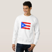 Sweatshirt Drapeau de Porto Rico (Devant entier)