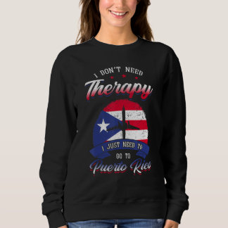 Sweatshirt Drapeau de Porto Rico Patriotisme Boricua Tournée