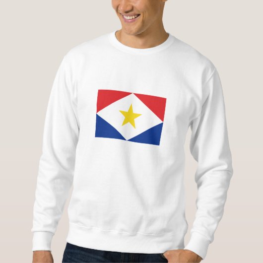 Sweatshirt Drapeau de Saba (Devant)