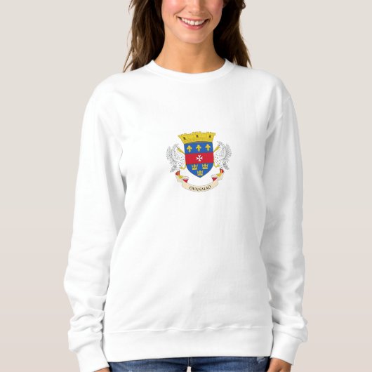 Sweatshirt Drapeau de Saint-Barthélemy (Devant)