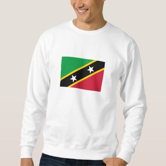 Sweatshirt Drapeau de Saint-Christophe-et-Niévès (Devant)