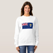 Sweatshirt Drapeau de Sainte-Hélène (Devant entier)