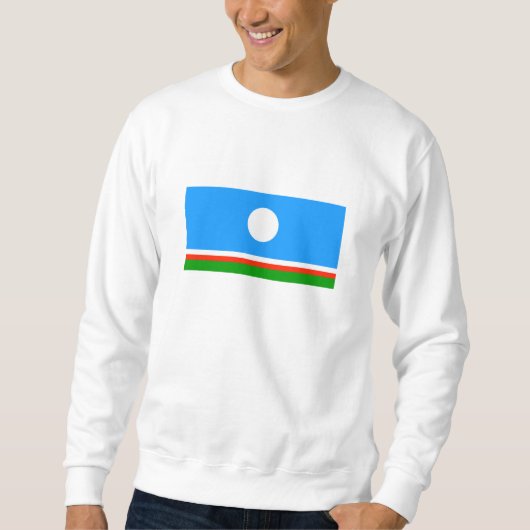 Sweatshirt Drapeau de Sakha (Devant)
