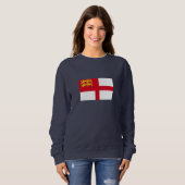 Sweatshirt Drapeau de Sercq (Devant entier)