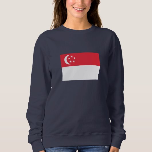 Sweatshirt Drapeau de Singapour (Devant)