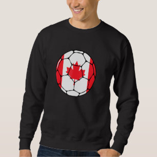 Sweatshirt Drapeau de soccer canadien Jersey Football Foo can