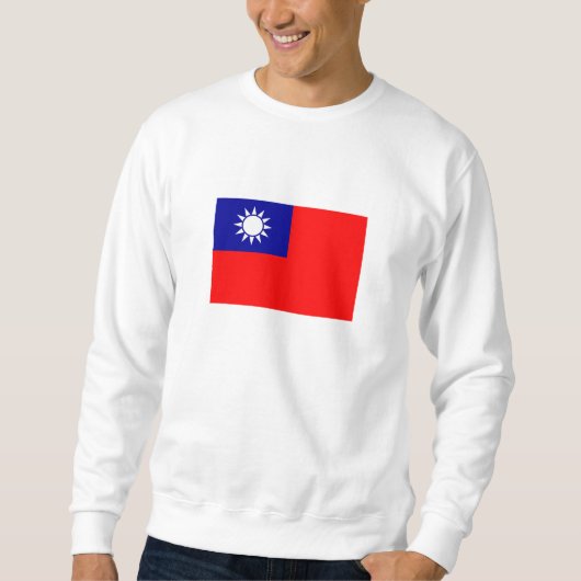 Sweatshirt Drapeau de Taïwan (Devant)