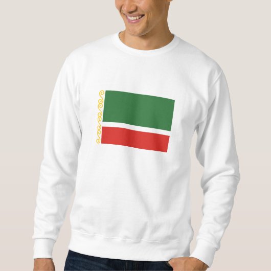 Sweatshirt Drapeau de Tchétchénie (Devant)
