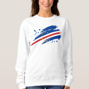 Sweatshirt Drapeau déchiré de Cabo Verde