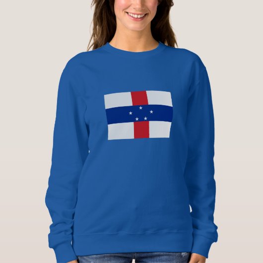 Sweatshirt Drapeau des Antilles néerlandaises (Devant)