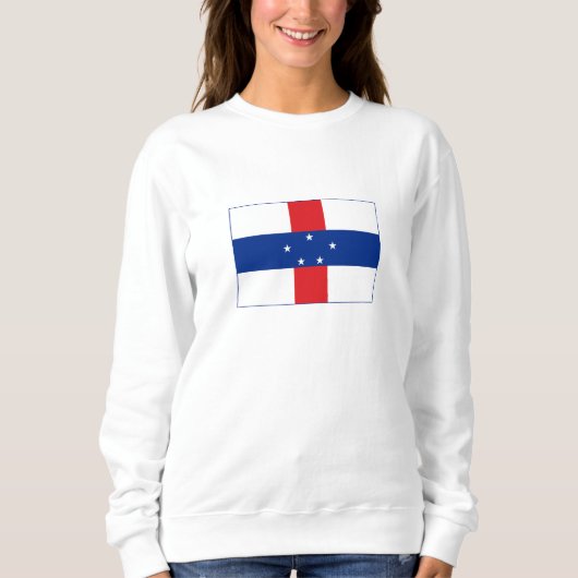 Sweatshirt Drapeau des Antilles Pays-Bas (Devant)