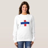 Sweatshirt Drapeau des Antilles Pays-Bas (Devant entier)