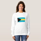 Sweatshirt Drapeau des Bahamas (Devant entier)