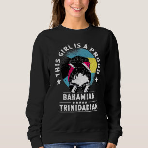 Sweatshirt Drapeau des Bahamas Trinité-et-Tobago Femmes Fille