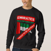 Sweatshirt Drapeau des Émirats arabes unis patriotique (Devant)