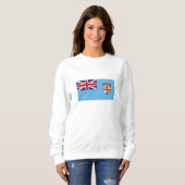 Sweatshirt Drapeau des Fidji (Devant entier)