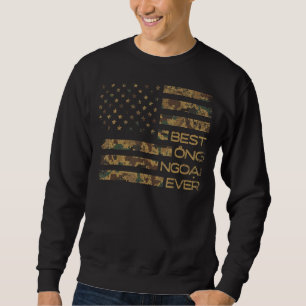 Sweatshirt Drapeau des hommes Meilleur Ong Ngoai jamais Usa G