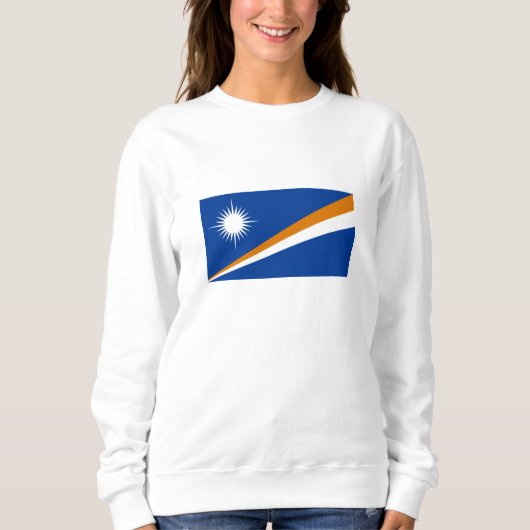 Sweatshirt Drapeau des Îles Marshall (Devant)