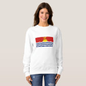 Sweatshirt Drapeau des Kiribati (Devant entier)
