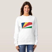 Sweatshirt Drapeau des Seychelles (Devant entier)