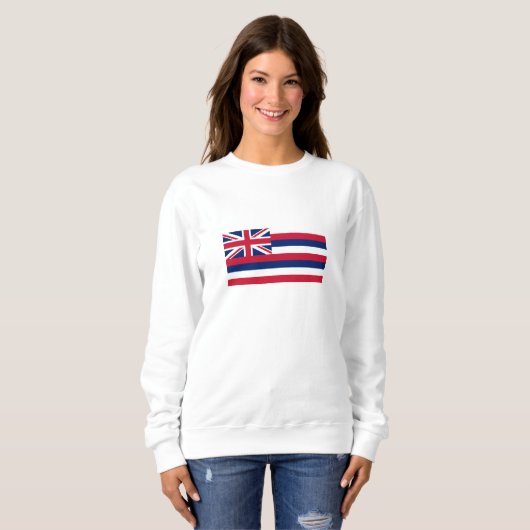 Sweatshirt Drapeau d'État d'Hawaii (Devant entier)
