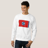 Sweatshirt Drapeau d'état du Tennessee (Devant entier)