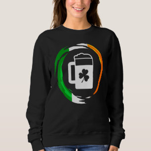 Sweatshirt Drapeau d'Irlande Drôle amusant St Patrick's Day B