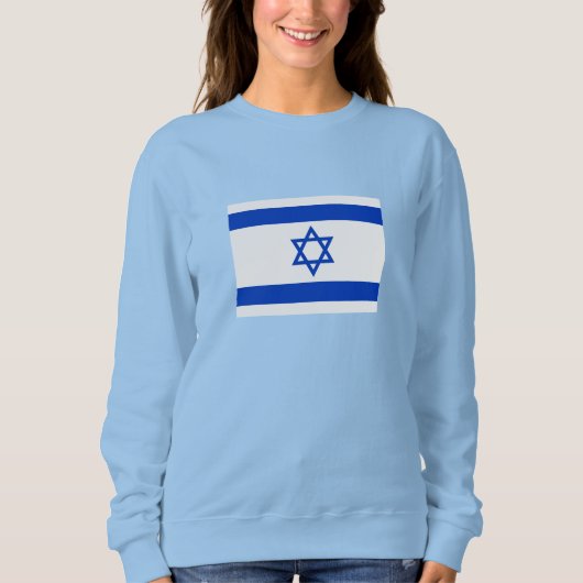 Sweatshirt Drapeau d'Israël (Devant)